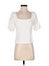 Catherine Malandrino Ivory Short Sleeve Top Size S - photo 1