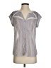 Daniel Rainn Tweed Silver Short Sleeve Blouse Size S - photo 1