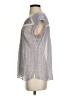 Daniel Rainn Tweed Silver Short Sleeve Blouse Size S - photo 5