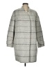 Rebecca Taylor Chevron-herringbone Gray Coat Size 10 - photo 1