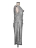 DressBarn Metallic Silver Cocktail Dress Size 12 - photo 4