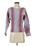 Shein 100% Polyester Color Block Pink Pullover Sweater Size 2 - photo 1