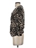 Halogen Animal Print Brown Cardigan Size S - photo 5