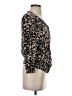 Halogen Animal Print Brown Cardigan Size S - photo 4