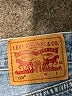 Levi's 100% Cotton Blue Denim Shorts Size 27 waist - photo 5
