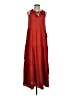 Max Studio Solid Red Casual Dress Size XS - photo 1