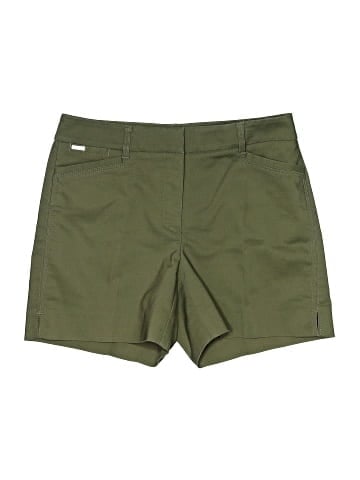 White House Black Market Khaki Shorts (view 1)