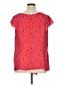 Worthington 100% Polyester Pink Short Sleeve Blouse Size 1X - photo 2