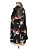 Sag Harbor 100% Polyester Floral Black Short Sleeve Blouse Size L - photo 5