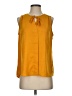 CAbi 100% Polyester Yellow Sleeveless Blouse Size S - photo 1