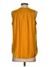 CAbi 100% Polyester Yellow Sleeveless Blouse Size S - photo 2