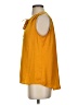 CAbi 100% Polyester Yellow Sleeveless Blouse Size S - photo 5