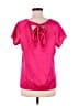 Nine West Pink Short Sleeve Blouse Size M - photo 2