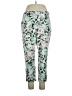 J.Jill Floral Green Linen Pants Size L - photo 1
