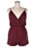 Shein Solid Burgundy Romper Size XL - photo 1