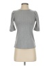 Ann Taylor Gray Short Sleeve Top Size XXS (petite) - photo 1
