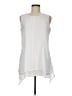 Fever White Sleeveless Blouse Size M - photo 1