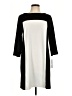Apt. 9 Color Block Black Casual Dress Size L - photo 1