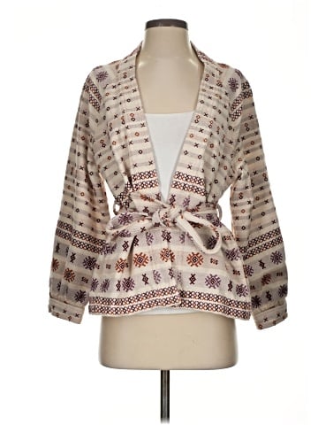 Madewell Jacquard Wrap Jacket (view 1)