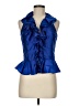 Ralph Lauren Black Label 100% Polyester Blue Sleeveless Blouse Size 6 (estimated) - photo 1