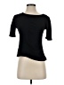 LACAUSA 100% Cotton Black Short Sleeve Top Size S - photo 1