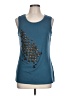 AK Anne Klein Teal Sleeveless Top Size L - photo 1
