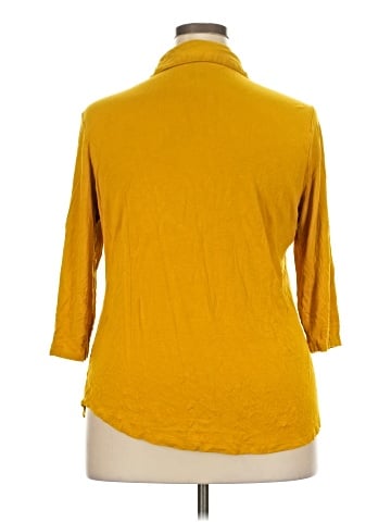Ashley Stewart Long Sleeve Polo (view 2)