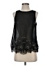 Esley 100% Polyester Black Sleeveless T-Shirt Size S - photo 1