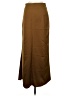 Unbranded Solid Brown Formal Skirt Size M - photo 2