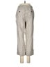 Duluth Trading Co. Stripes Silver Casual Pants Size 6 - photo 2