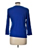 Rafaella 100% Cotton Blue 3/4 Sleeve Top Size L - photo 2