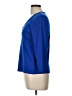 Rafaella 100% Cotton Blue 3/4 Sleeve Top Size L - photo 5