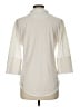 lucy Color Block Ivory 3/4 Sleeve Blouse Size L - photo 2