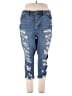 Torrid Hearts Blue Jeans Size 20 - photo 1