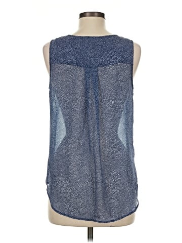 Blue Saks Fifth Avenue Sleeveless Blouse (view 2)
