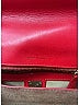 MCM 100% Leather Chevron-herringbone Red Leather Crossbody Bag One size - photo 9