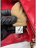 MCM 100% Leather Chevron-herringbone Red Leather Crossbody Bag One size - photo 5