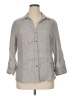 Foxcroft Tweed Gray 3/4 Sleeve Button-Down Shirt Size 16 - photo 1