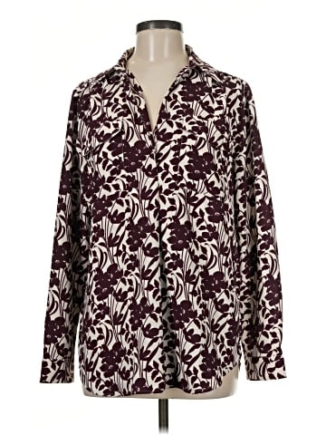 Ann Taylor Long Sleeve Blouse (view 1)