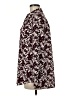 Ann Taylor 100% Polyester Paisley Burgundy Long Sleeve Blouse Size M - photo 5