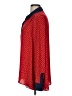 Free People Hearts Red Long Sleeve Blouse Size M - photo 5