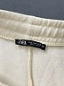 Zara Ivory Casual Pants Size M - photo 7
