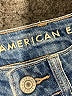 American Eagle Outfitters 100% Cotton Graphic Blue Jeans Size 2R - photo 7