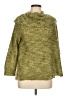 Chico's Tweed Green Turtleneck Sweater Size Lg (2) - photo 1
