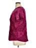 Sami & JO Stars Burgundy Short Sleeve Blouse Size 1X - photo 5