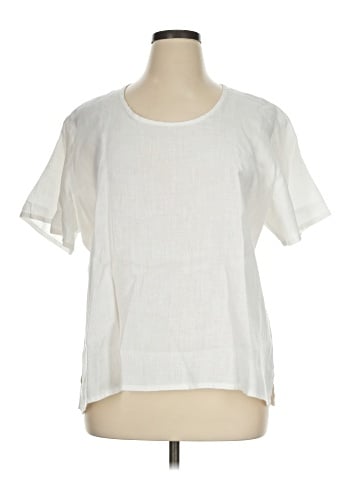 Flax Short Sleeve Blouse (view 1)