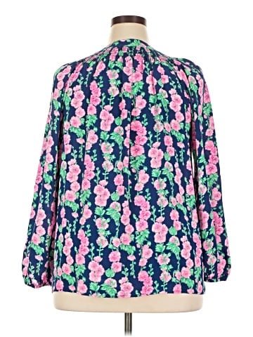 Lilly Pulitzer 3/4 Sleeve Silk Top (view 2)