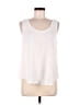 J.Crew 100% Polyester White Sleeveless T-Shirt Size M - photo 1
