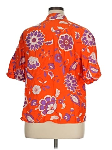 Ann Taylor Short Sleeve Blouse (view 2)