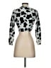 Zara Animal Print Silver Cardigan Size XS - photo 2